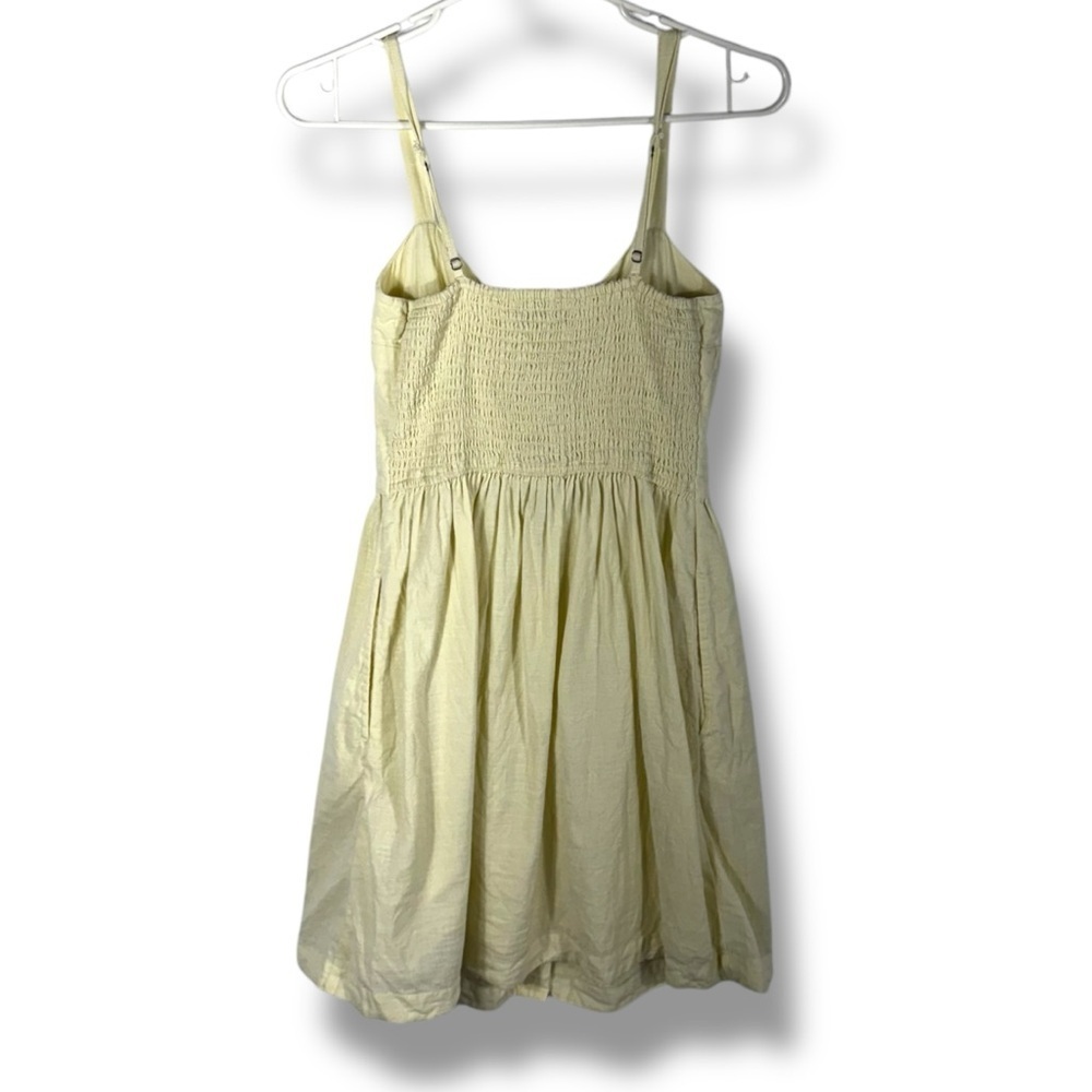 4 for $40 SALE! Abercrombie & Fitch Knot-Front Dress, Pale Yellow, Size Small - Picture 14 of 14